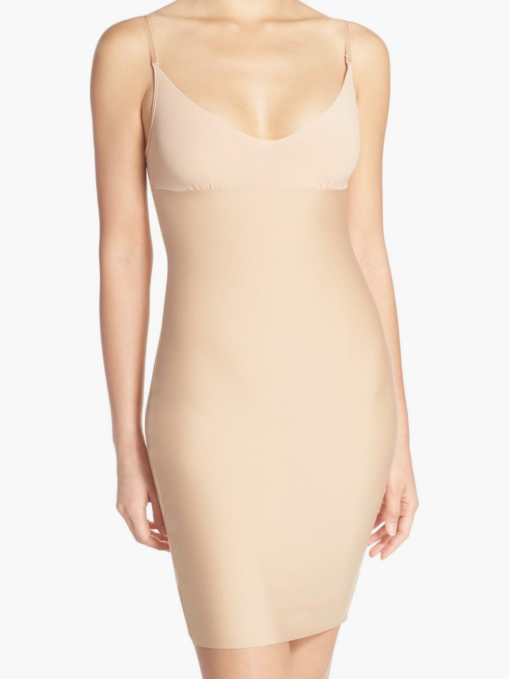 Commando Two-Tone Tech Nude Slip Dress Shapewear